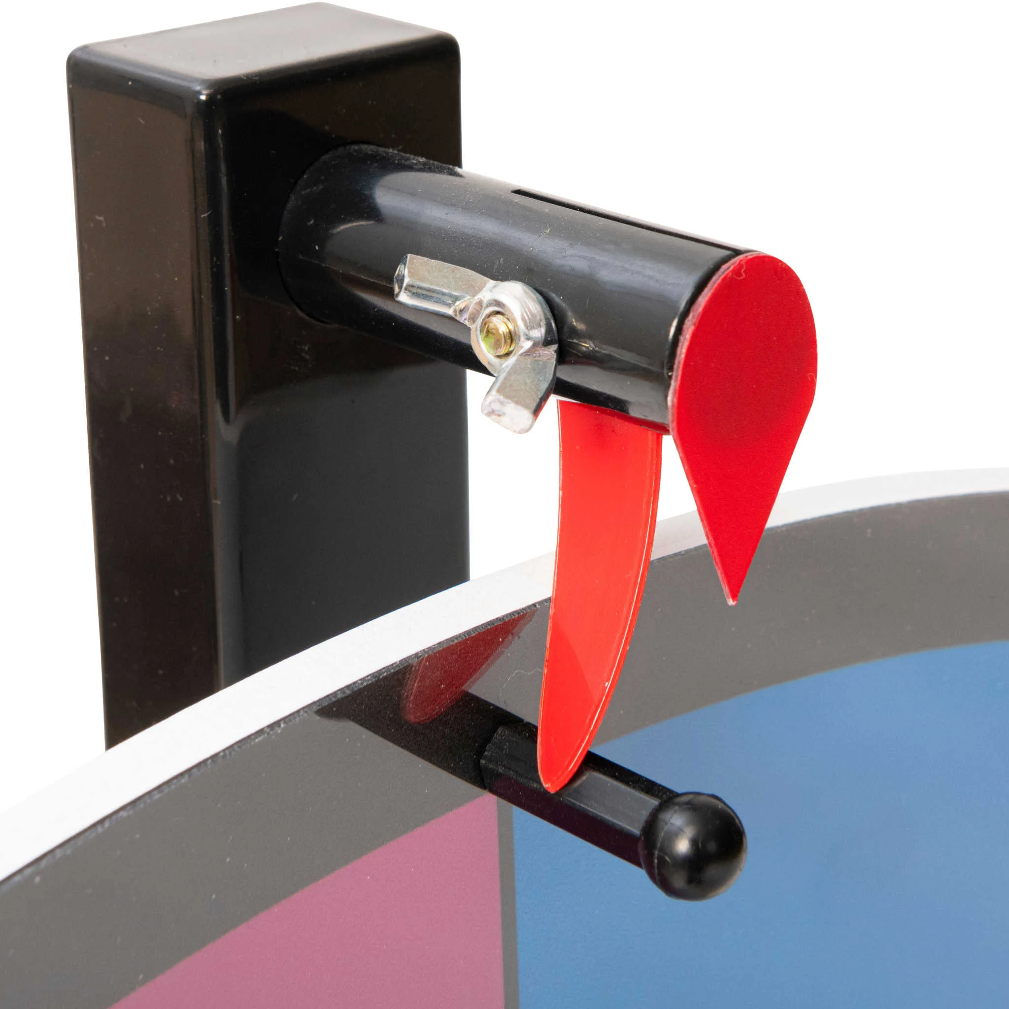 Dartpfeil, Rote Palette Drehknopf, Aufhänger, Metallanschluss, Wandhalterung