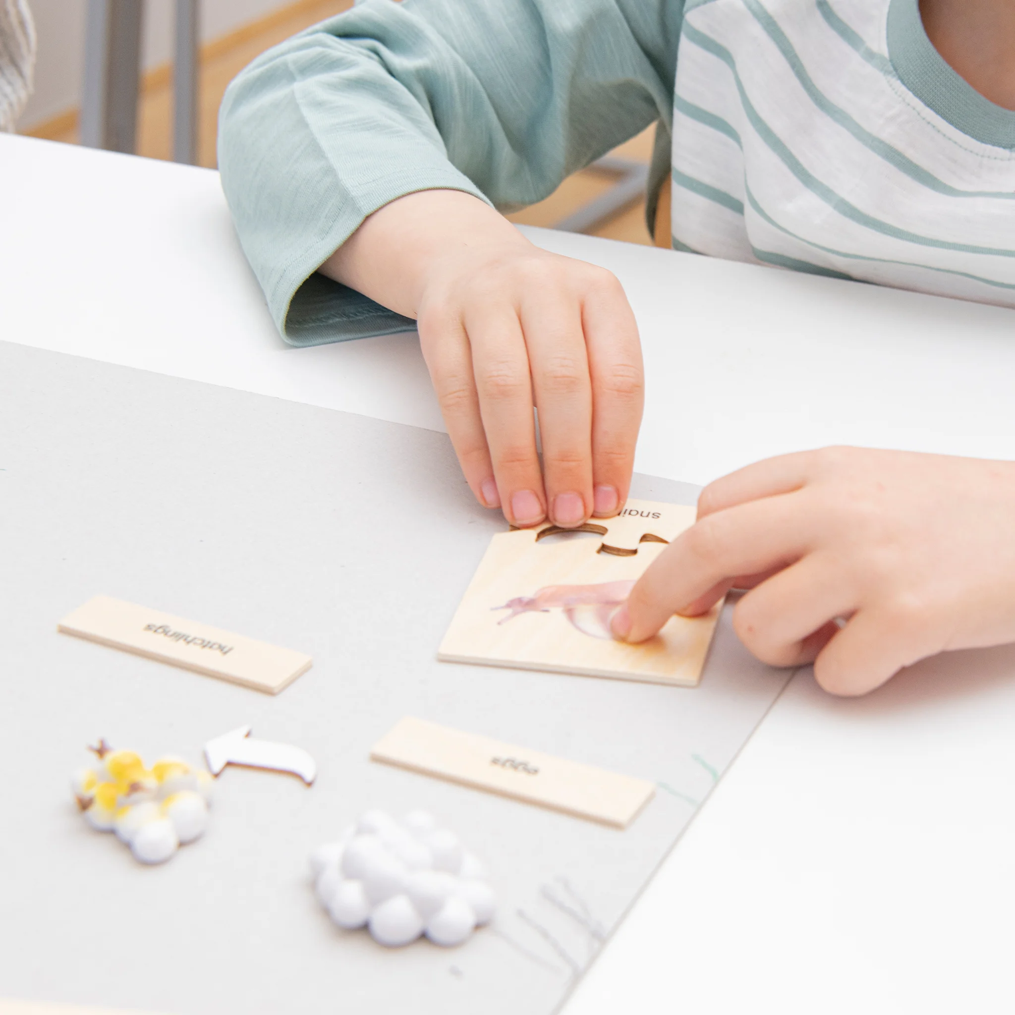 Puzzle, Holz, Bildungs Spielzeug, Hände zusammenbauen, Tier Puzzle-Stück