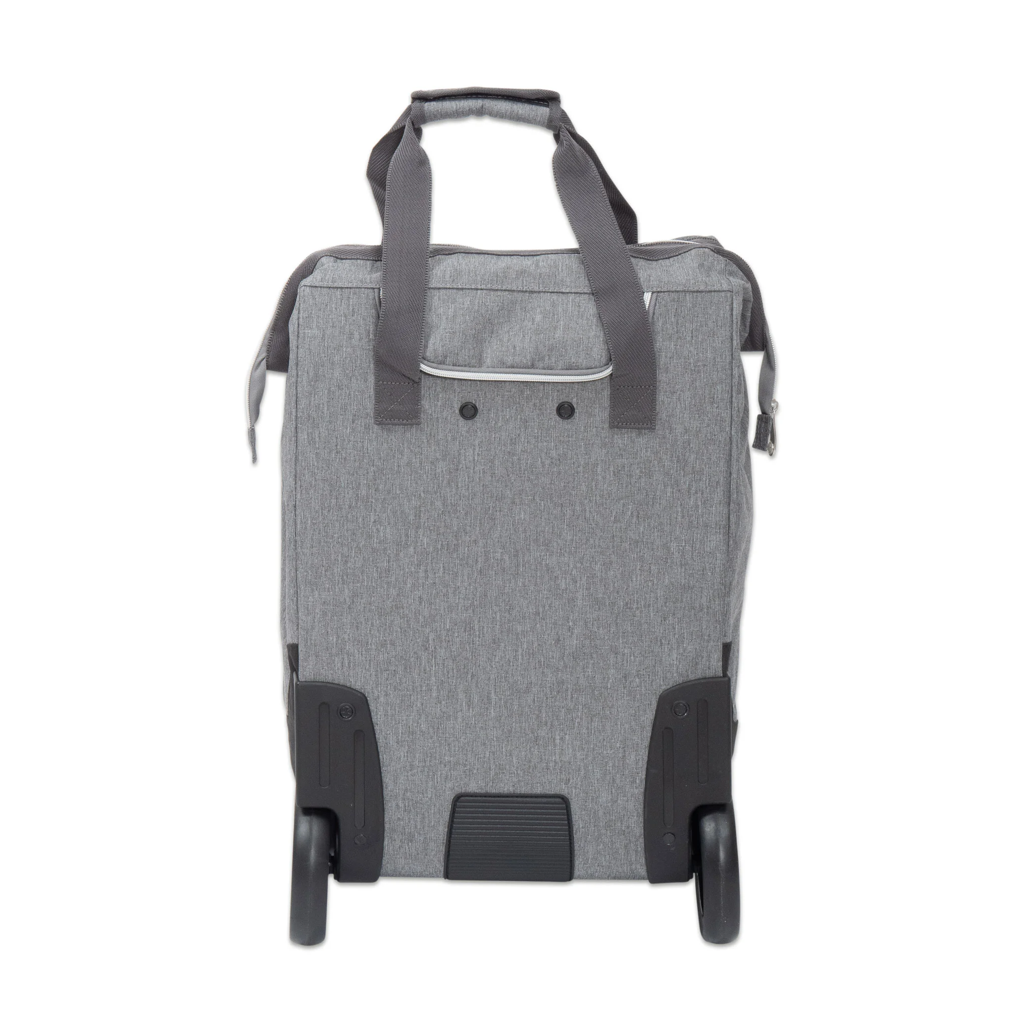 Reisetasche, Trolley, Gepäck, Rollenbag, Grau