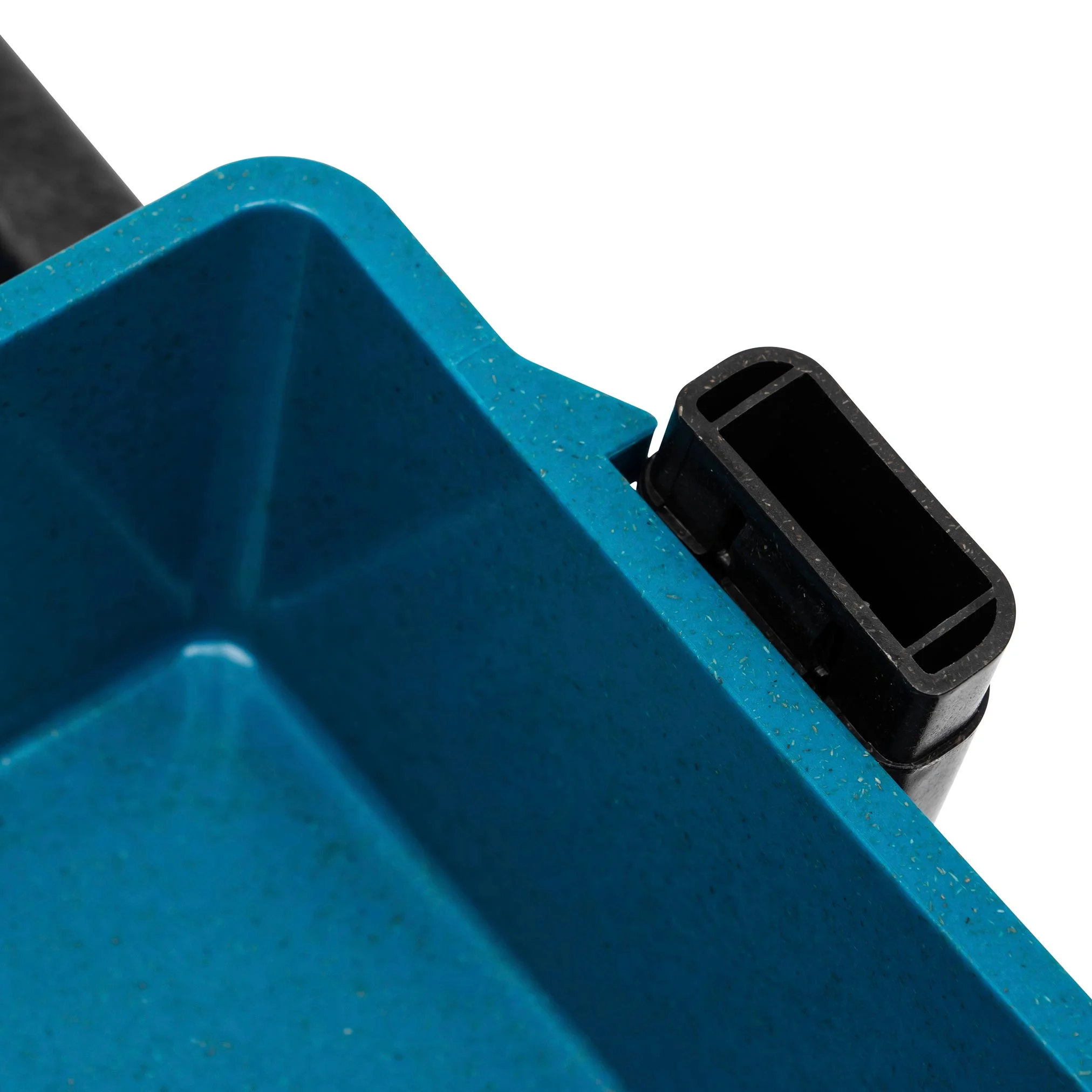wasserbehälter, trinkflasche, grün-blau, griffe, kunststoff