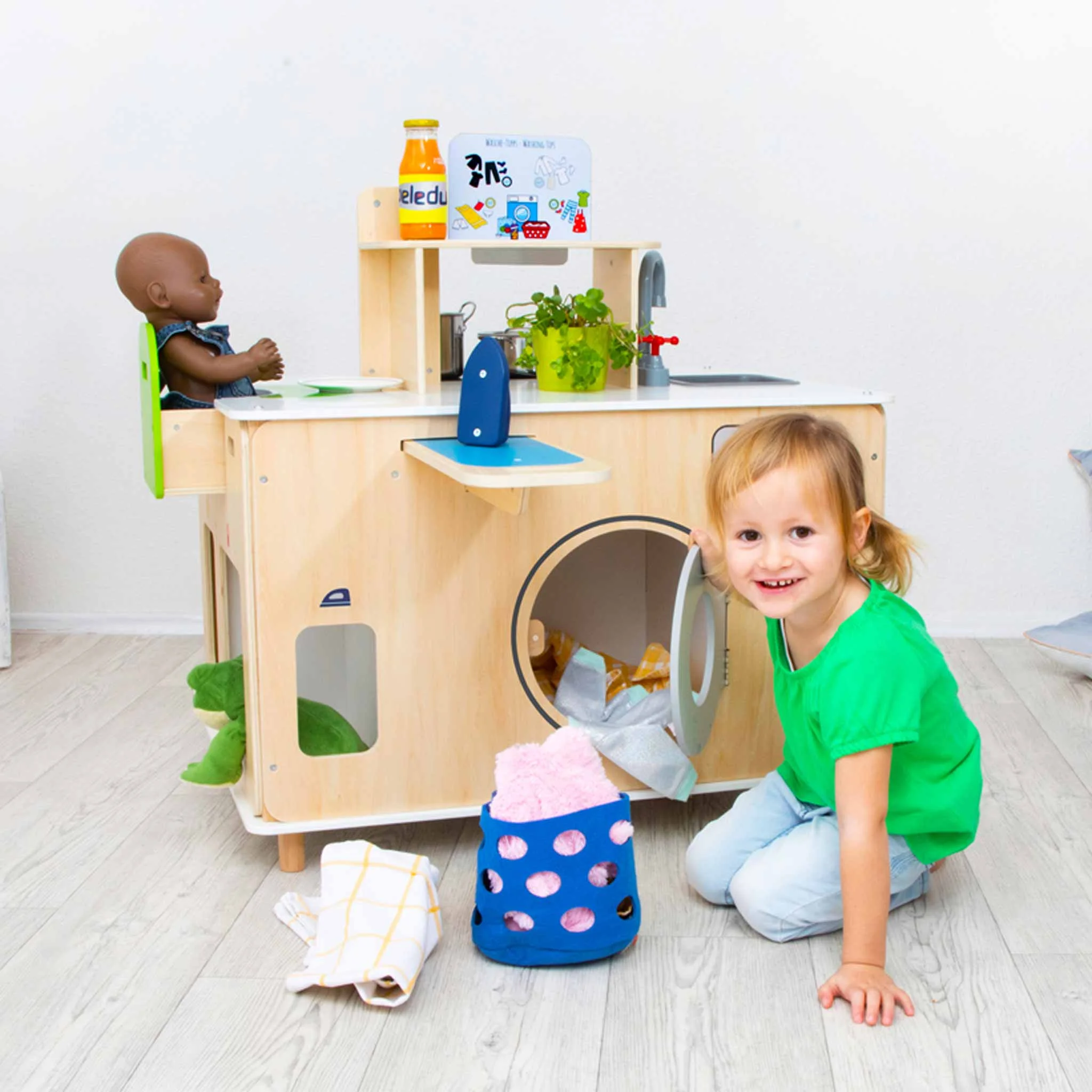Holzküche, Küche für Kinder, Spielküche, Spielzeug, Holz