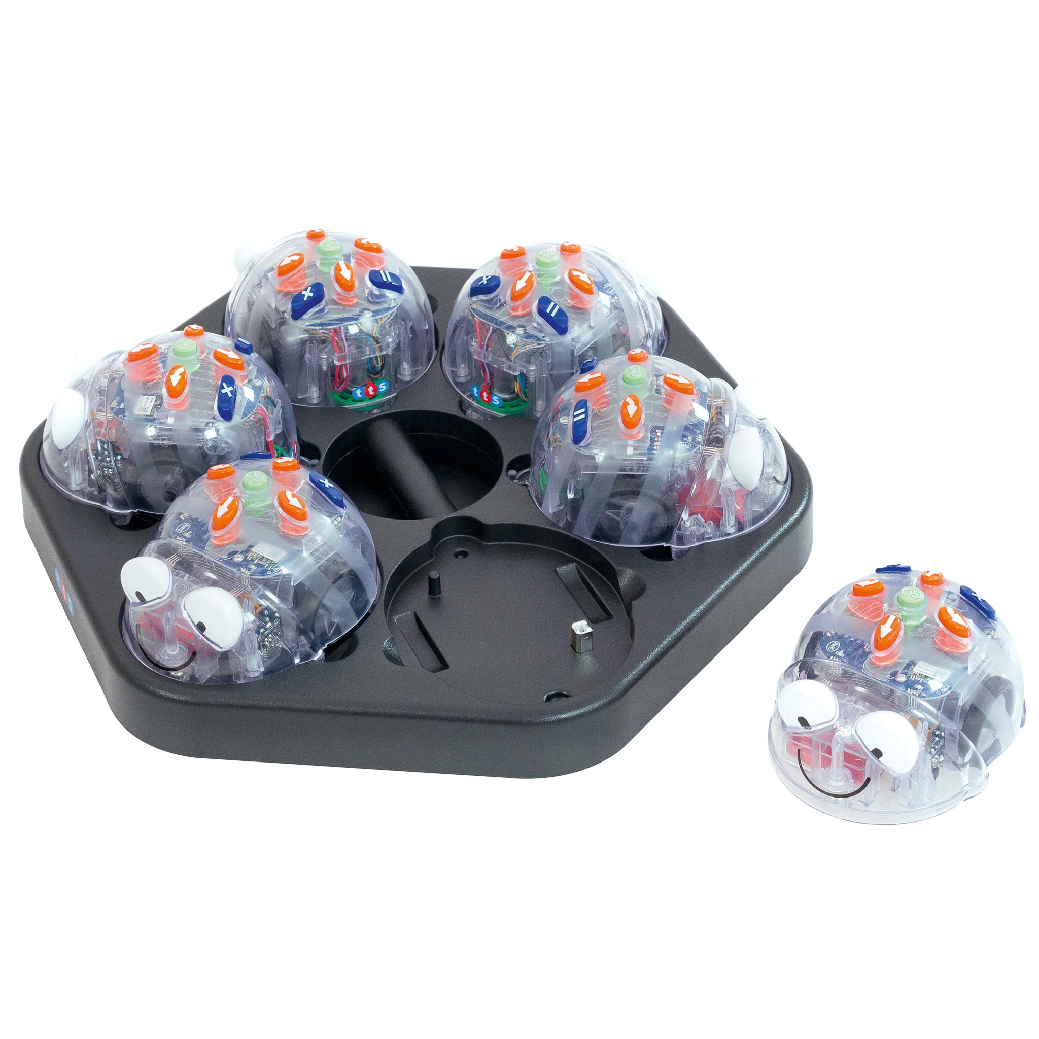 Leuchtende Spielzeugroboter, Puppenroboter, Kugelroboter, Bildschirmlose Roboter, Batteriebetrieben