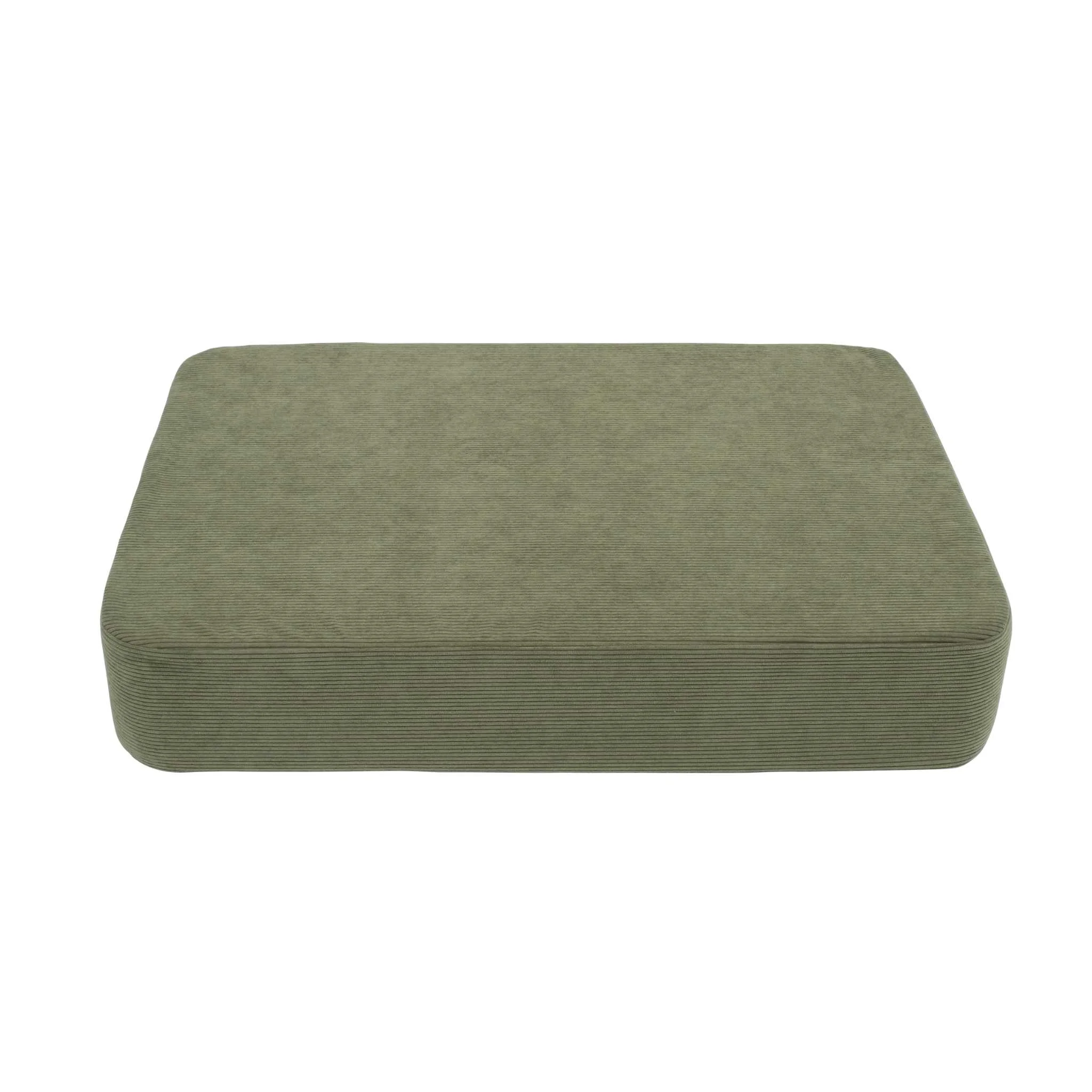 Sofa-Kissen, Grünes Kissen, Sitzkissen, Textilkissen, Kordeloptik