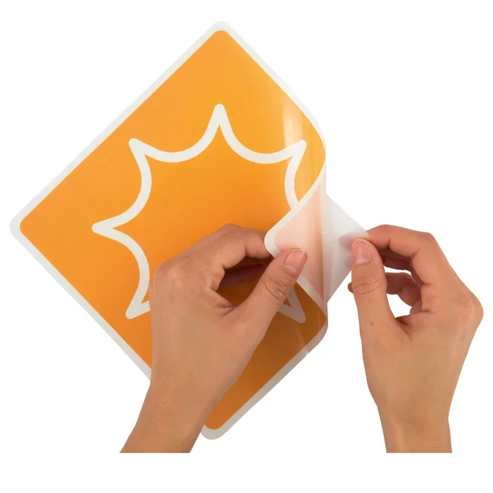 orange, Aufkleber, Vinylaufkleber, Abziehaufkleber, Dekoschild