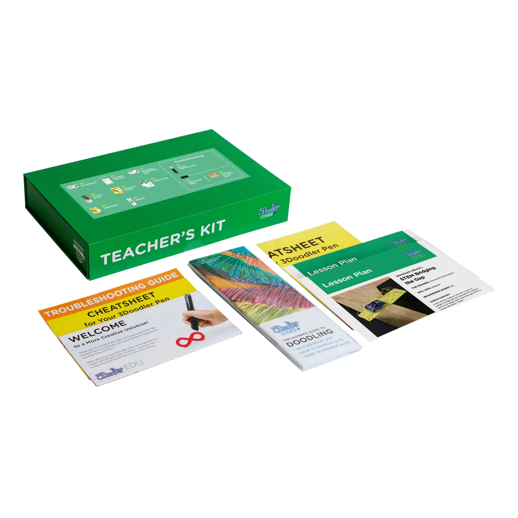 Lehrer-Set, Buntstifte, bunte Skizzen, Fehlerbehebung Anleitung, Stundenplan