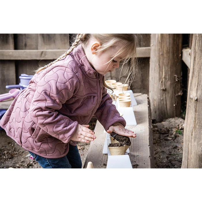 Kinder, Jacket, Mantel, lila, Knete-Experiment