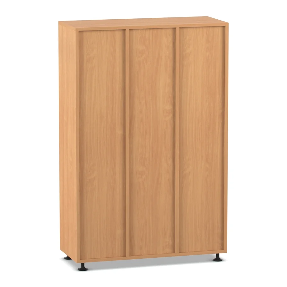 Schrank, Kleiderschrank, Holz, drei Türen, Schrankbeine
