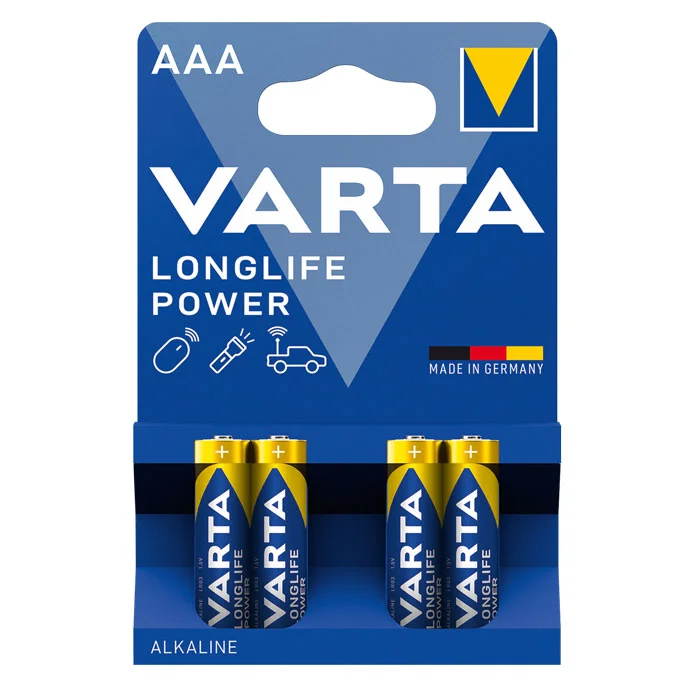 AAA, VARTA, Alkaline, Batterien, Langzeitkraft