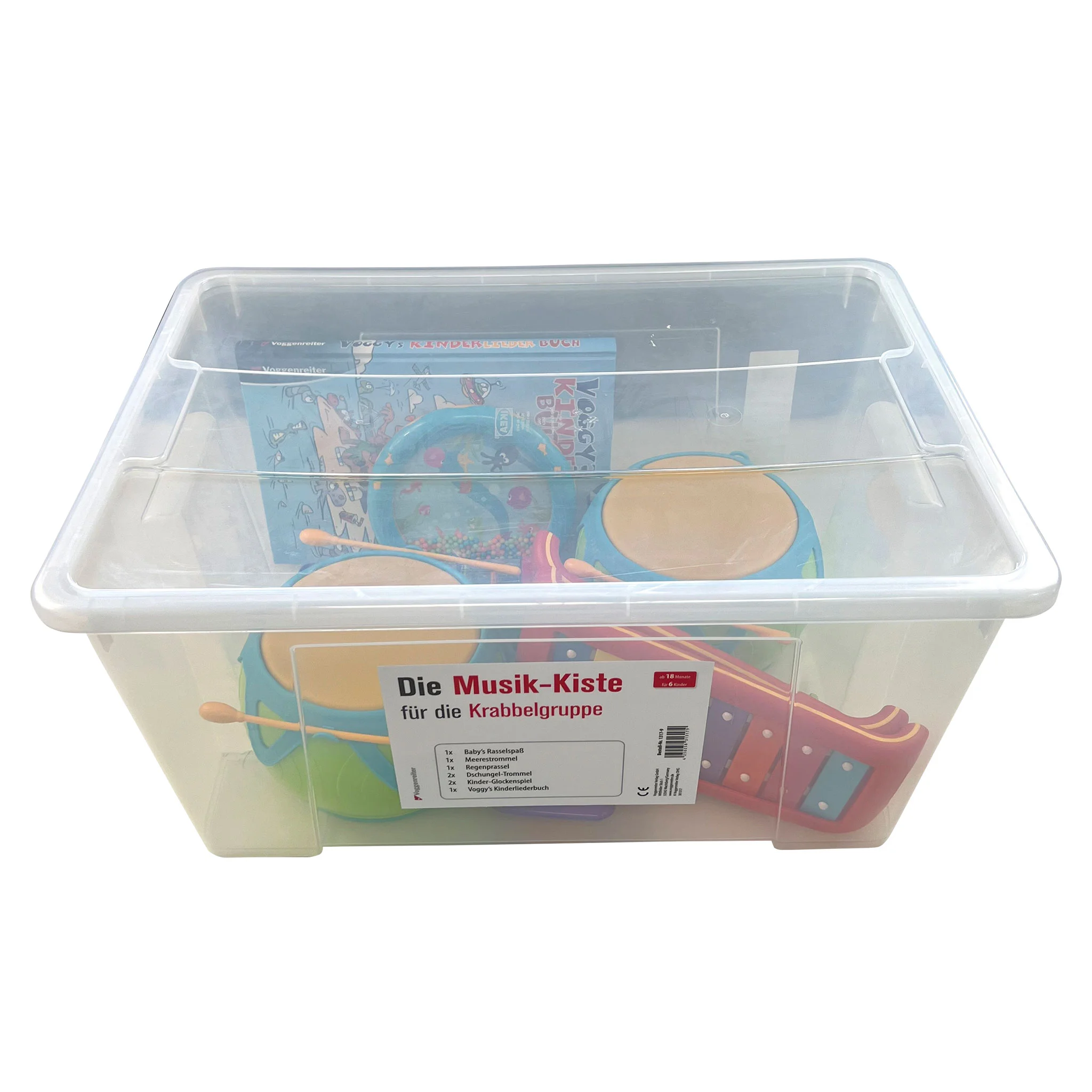 Kinder-Musikinstrumente, Musikkiste, Spielzeugkiste, Babymusikinstrumente, Kasten-Set