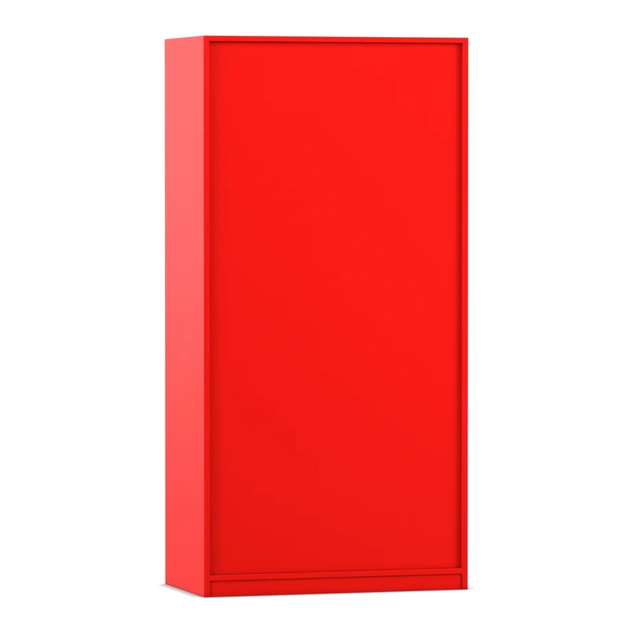 Schrank, Rot, Garderobe, Schranktür, freistehend