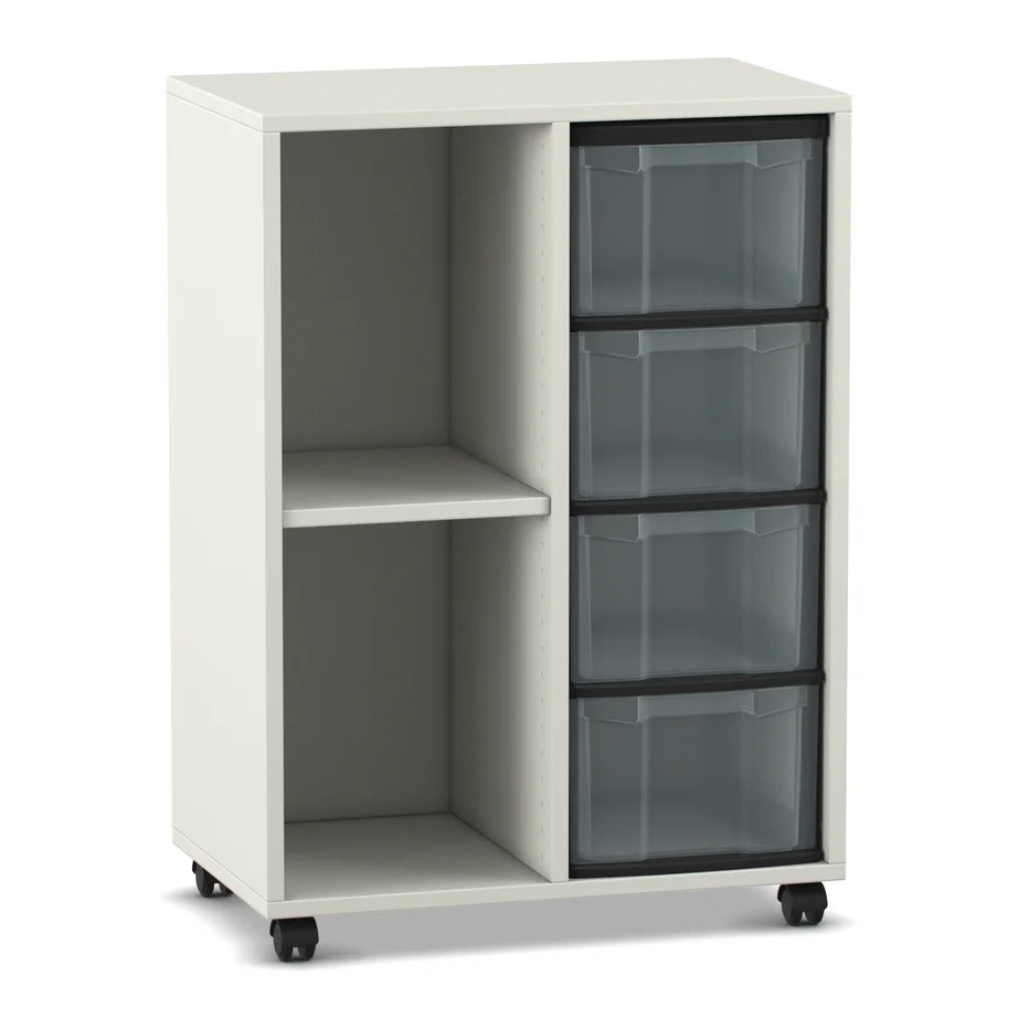 Schrank, Rollcontainer, Schubladen, Kleinteileboxen, Aufbewahrung