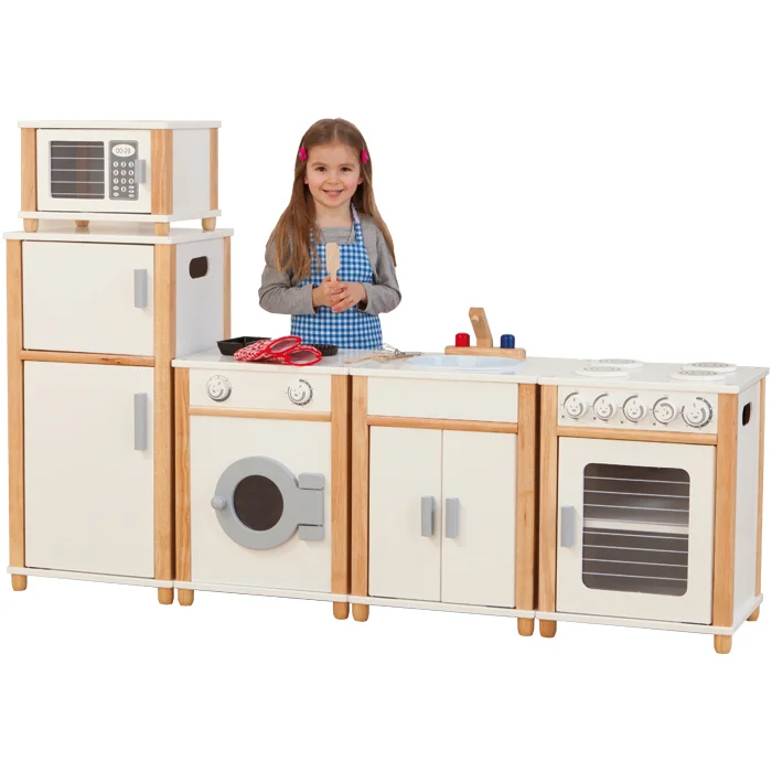 Spielküche, Küche, Holzküche, Kinderspielzeug, Waschmaschine