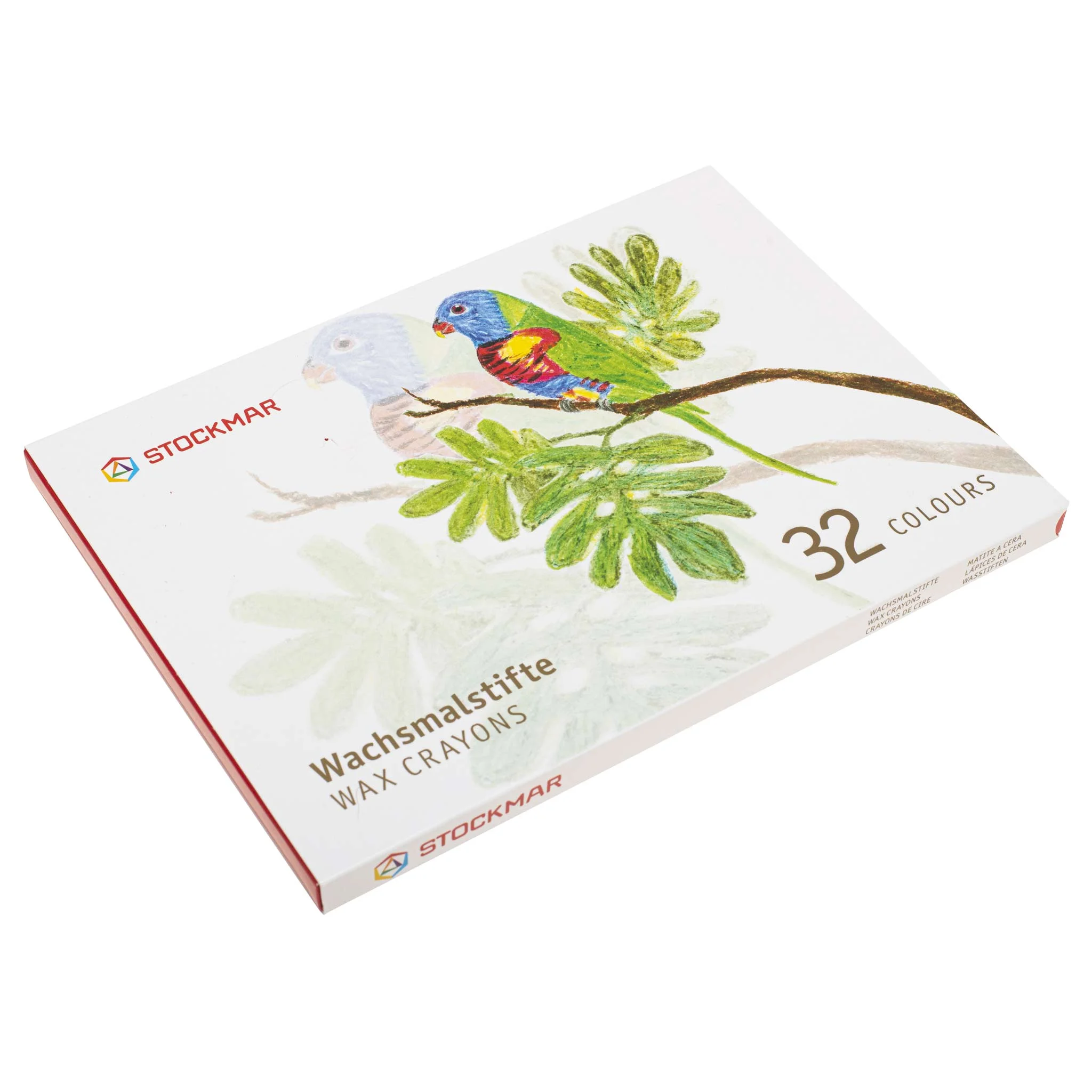 Wachsmalstifte, Wachsmalstifte-Set, 32 Farben, Buntstifte Wachsmalfarbe, Kinderzeichnen
