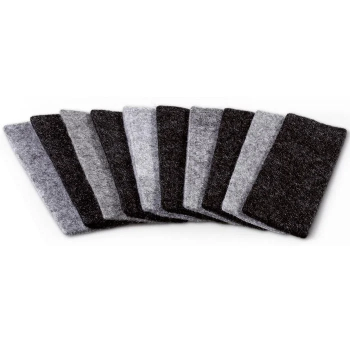 Filzunterlage, Filzpad, Schwarz, Grau, Paketunterlage