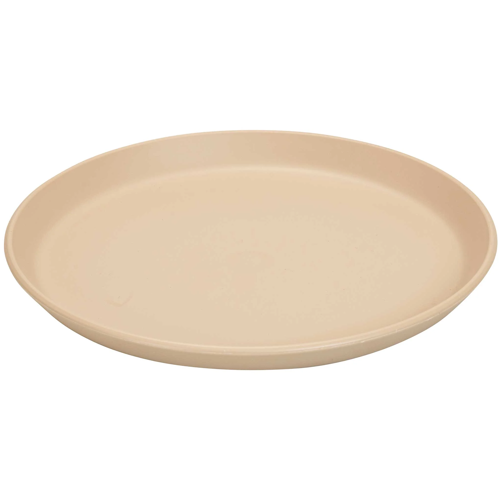 Teller, Beige, Rund, Kunststoff, Platte