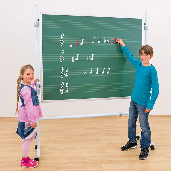 Tafel, Tafelbild, Musikunterricht, Notenblatt, Kinder