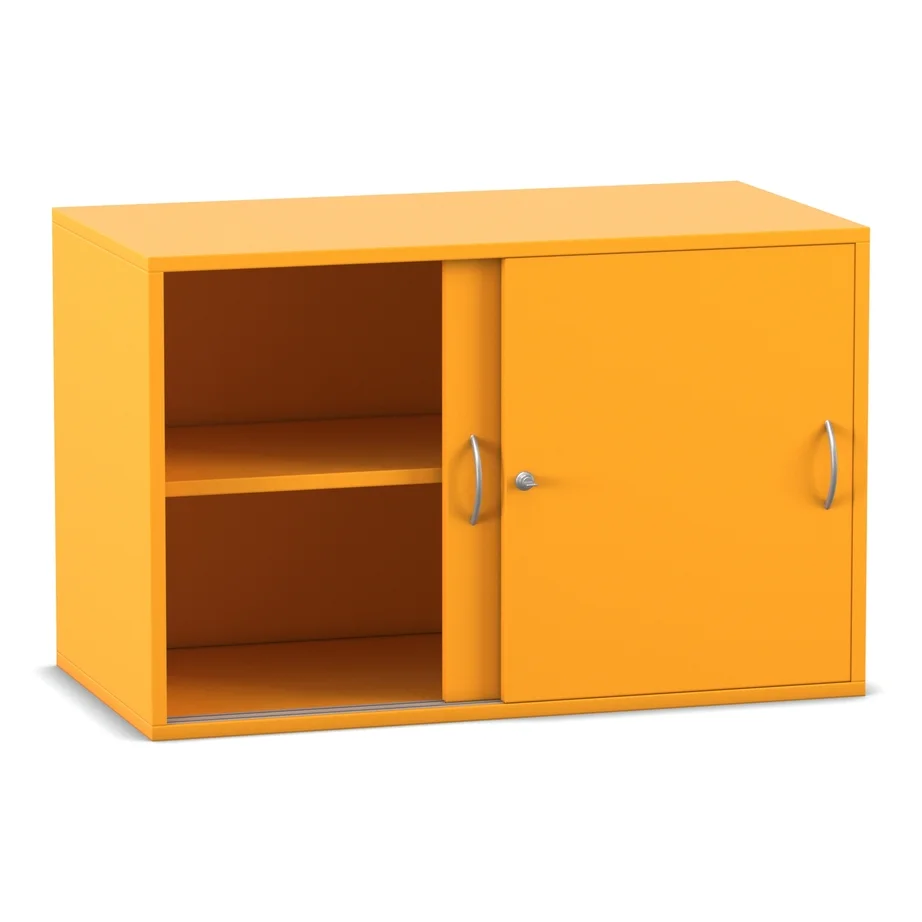 _sideboard_, Schrank, orange, Aufbewahrung, zwei Türen