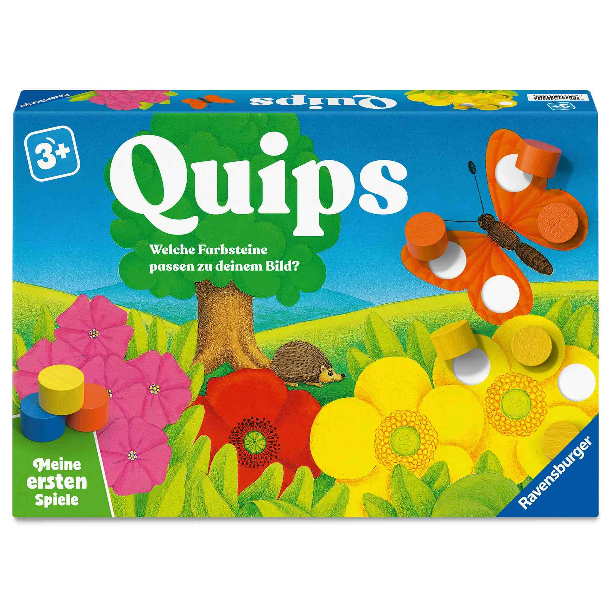 Kinder Spielzeug, Quips Spielbox, Farbenfroh, Blumen Muster, Schmetterling Figur