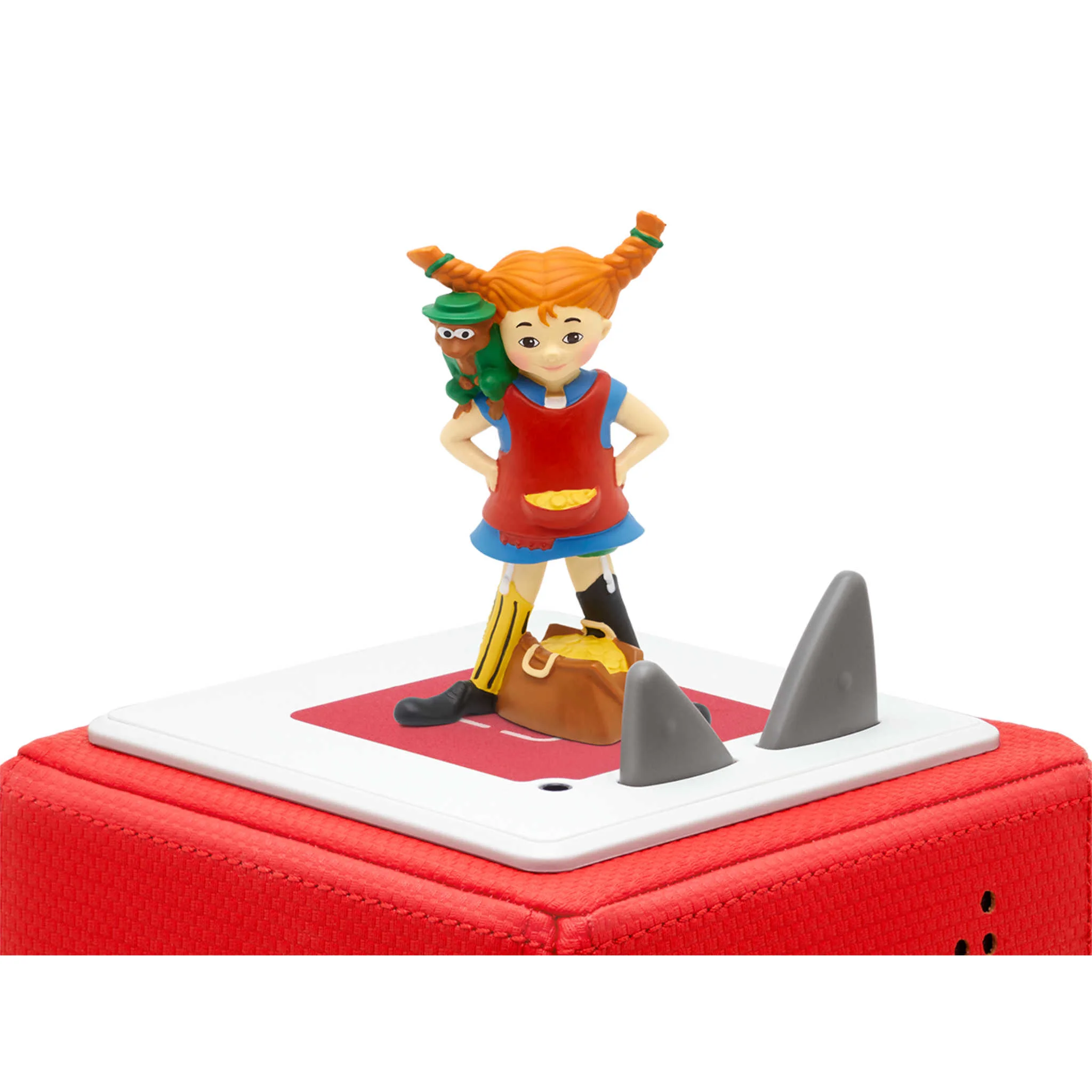 Spielzeugfigur, Mädchenfigur, Kleidung, Rucksack, Schuhe