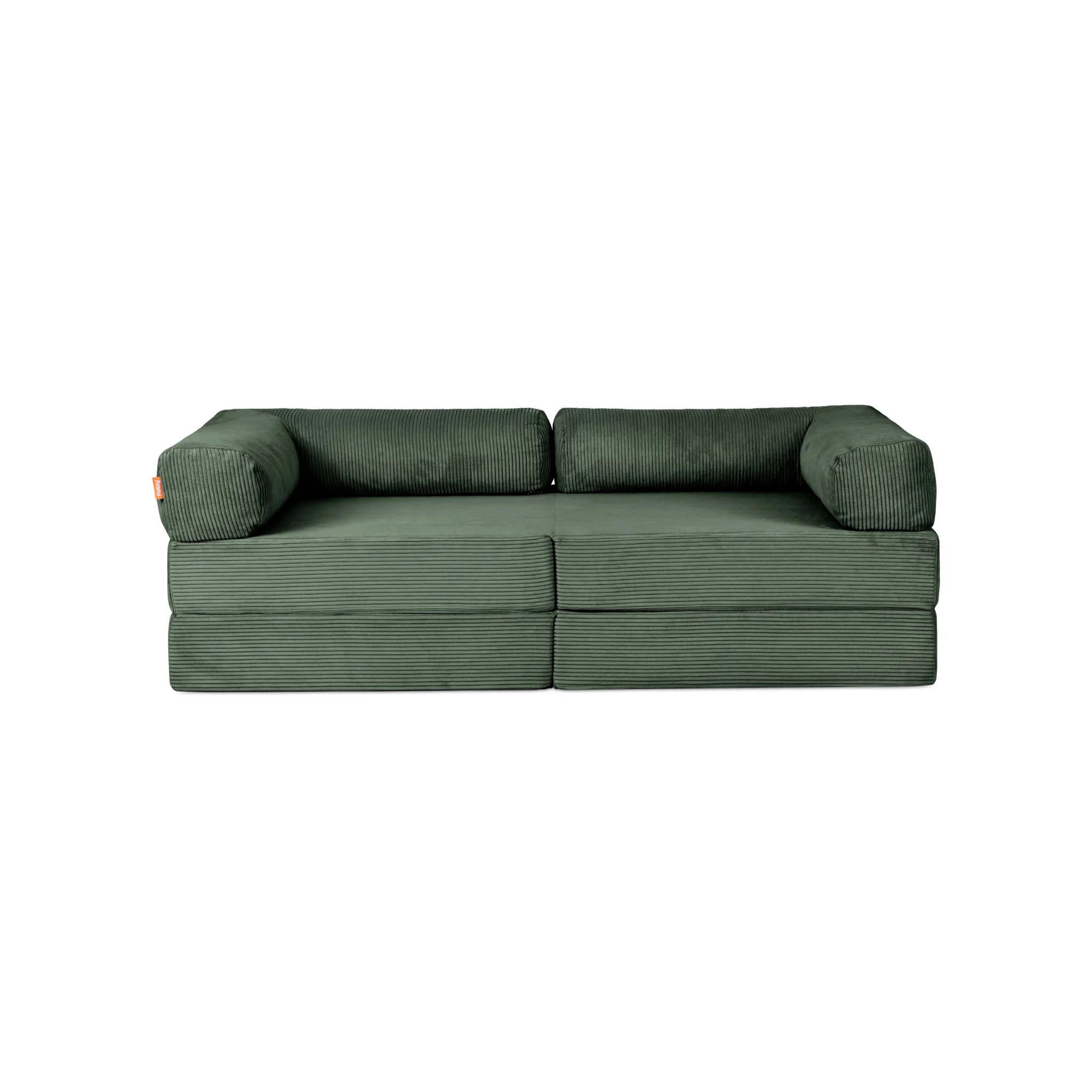 Sofa, Couch, Grün, Dreier-Sofa, Cord-Samt?