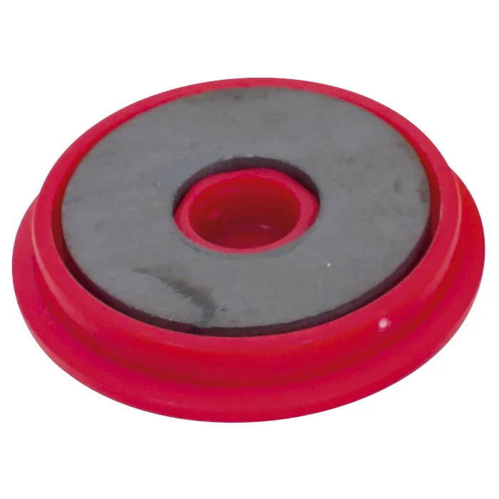 gummi-polster, puffer, unterlage, rund, rot