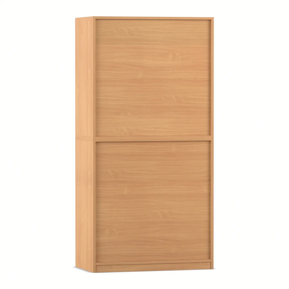 Holzschrank, Schrank, Regal, Freistehend, Zweikammer-Syndd
