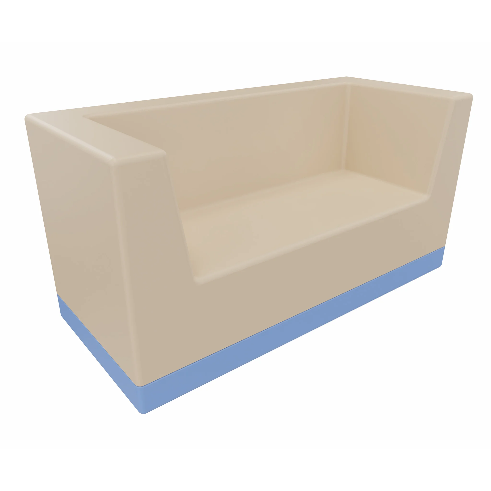 sofa, bank, beige, armlehne, blaue_basis