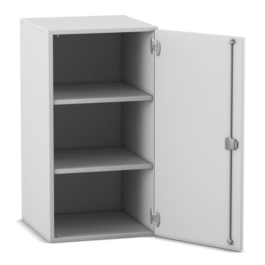 Schrank, Hängeschrank, Schrank mit Tür, Metallregal, Innenregal