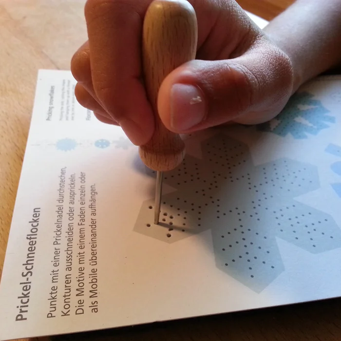 Holzstichwerkzeug, Stichwerkzeug, Punktschablone, Punktlochmuster, Prickelwerkzeug