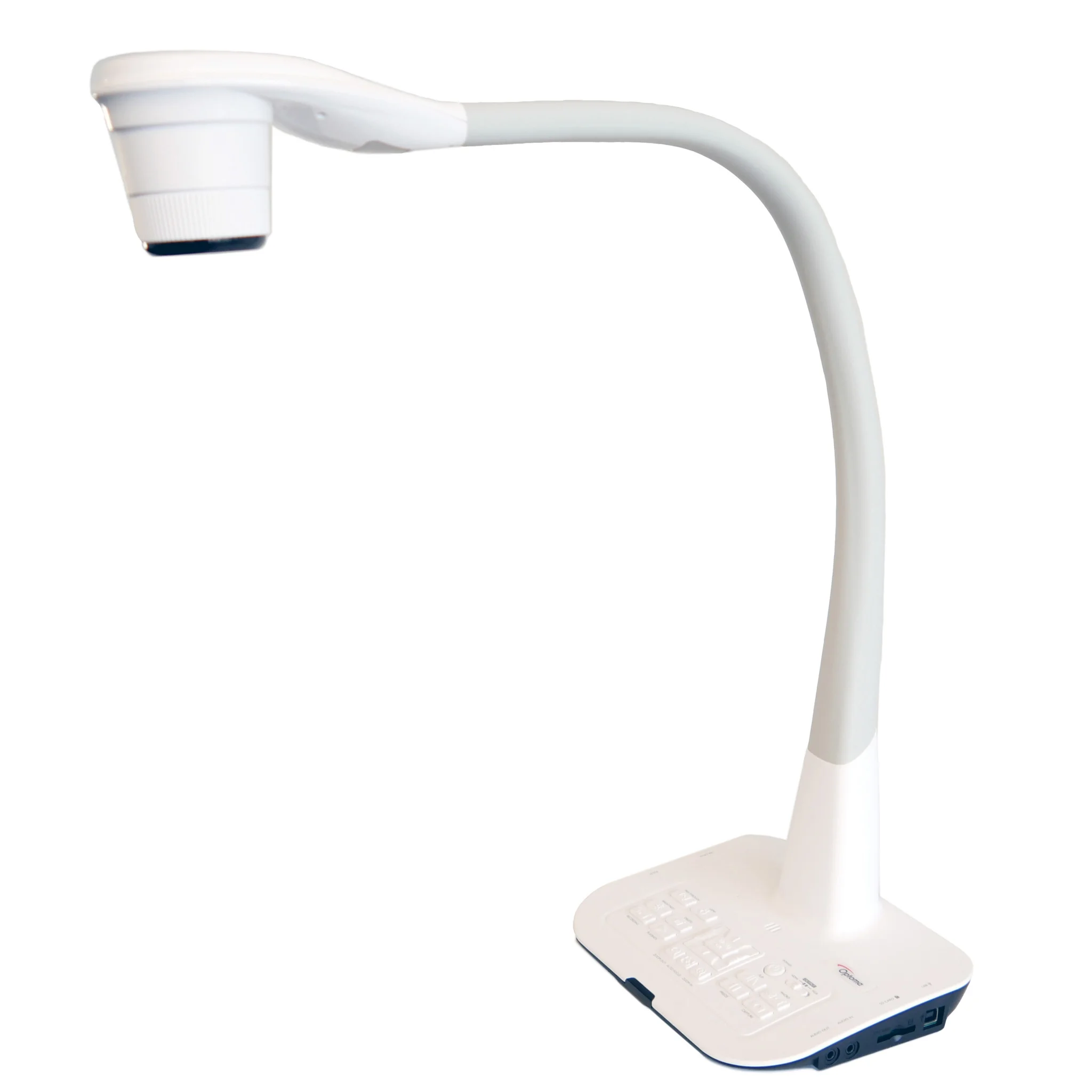 Stecklampe, Schreibtischlampe, LED-Lampe, Verlaufsarm, weiße Basis