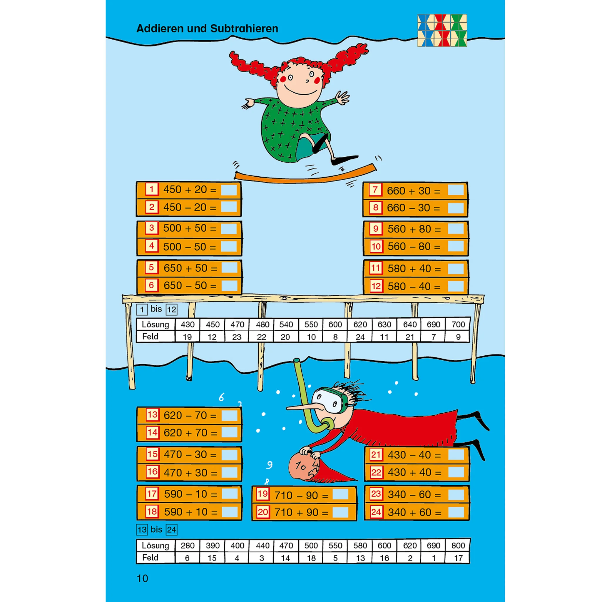 Verschiedene Mathematik Addition, Aufgabenkarten, Sprungbrett Lernspiel, Unterricht Lernmaterial, Rechen Tabelle