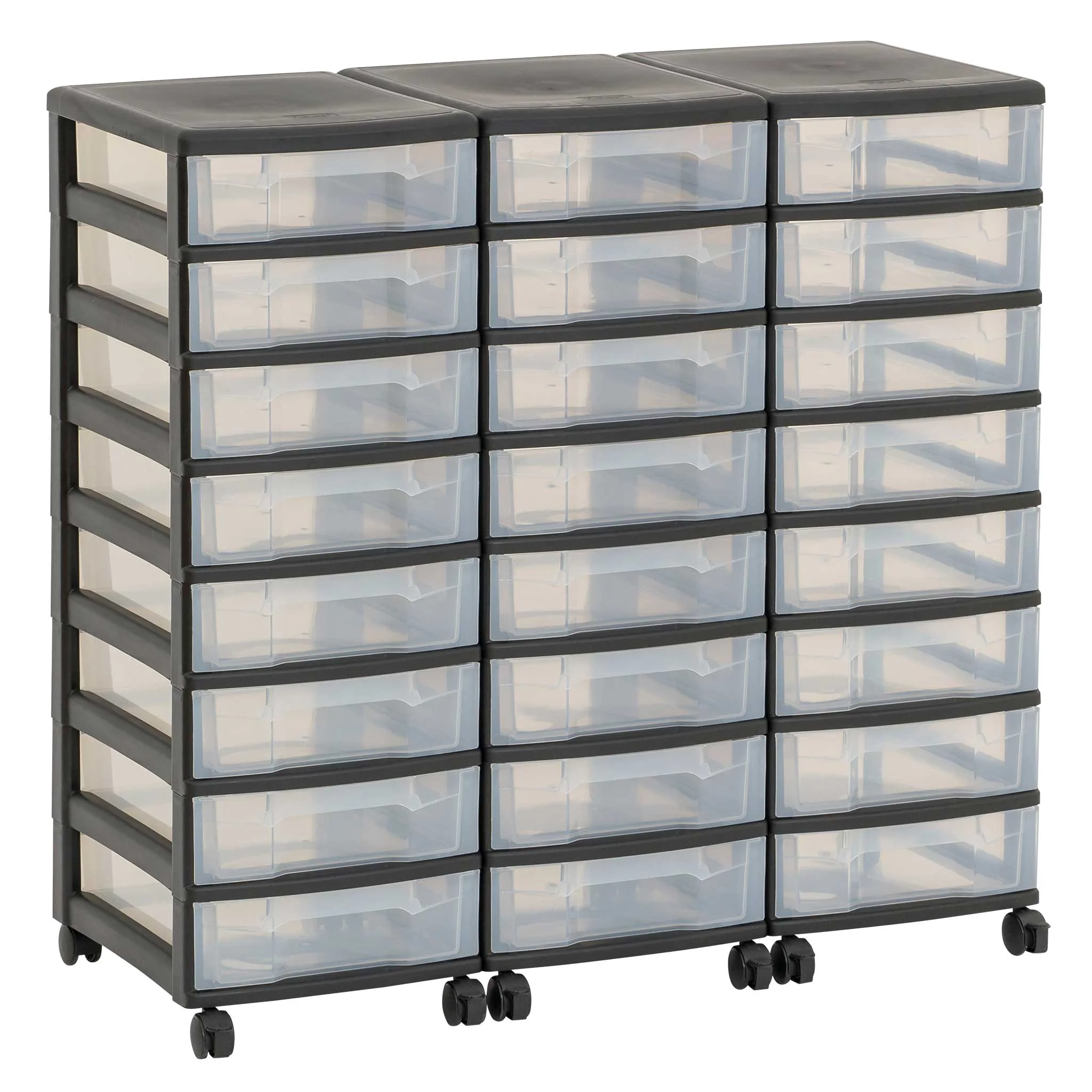 Aufbewahrung, Schubladenbox, Kunststoffbehälter, Rollbar, Schubladen