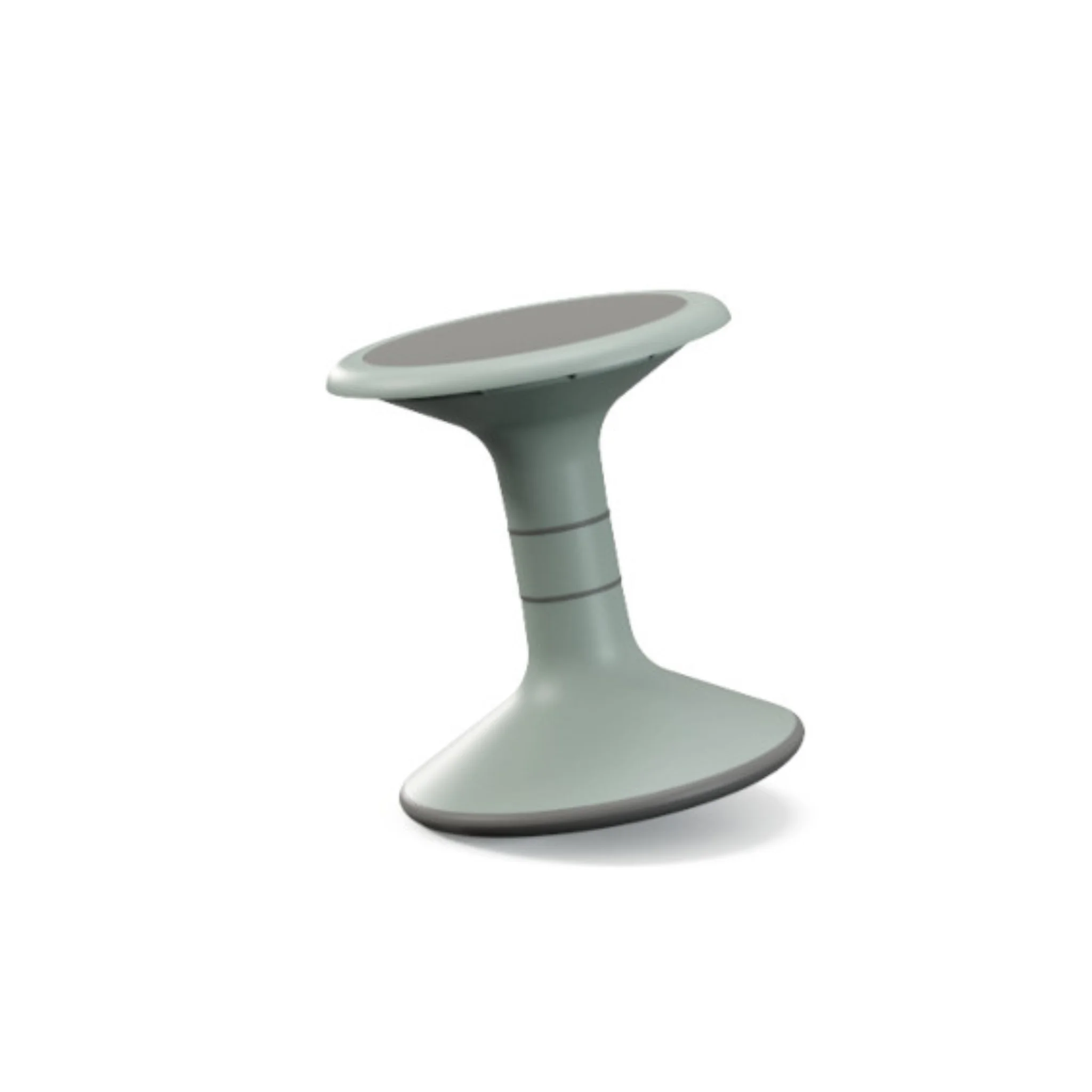 S600 Hocker, Grau, Sitzhocker, Runder Sitz, Stahlgrau