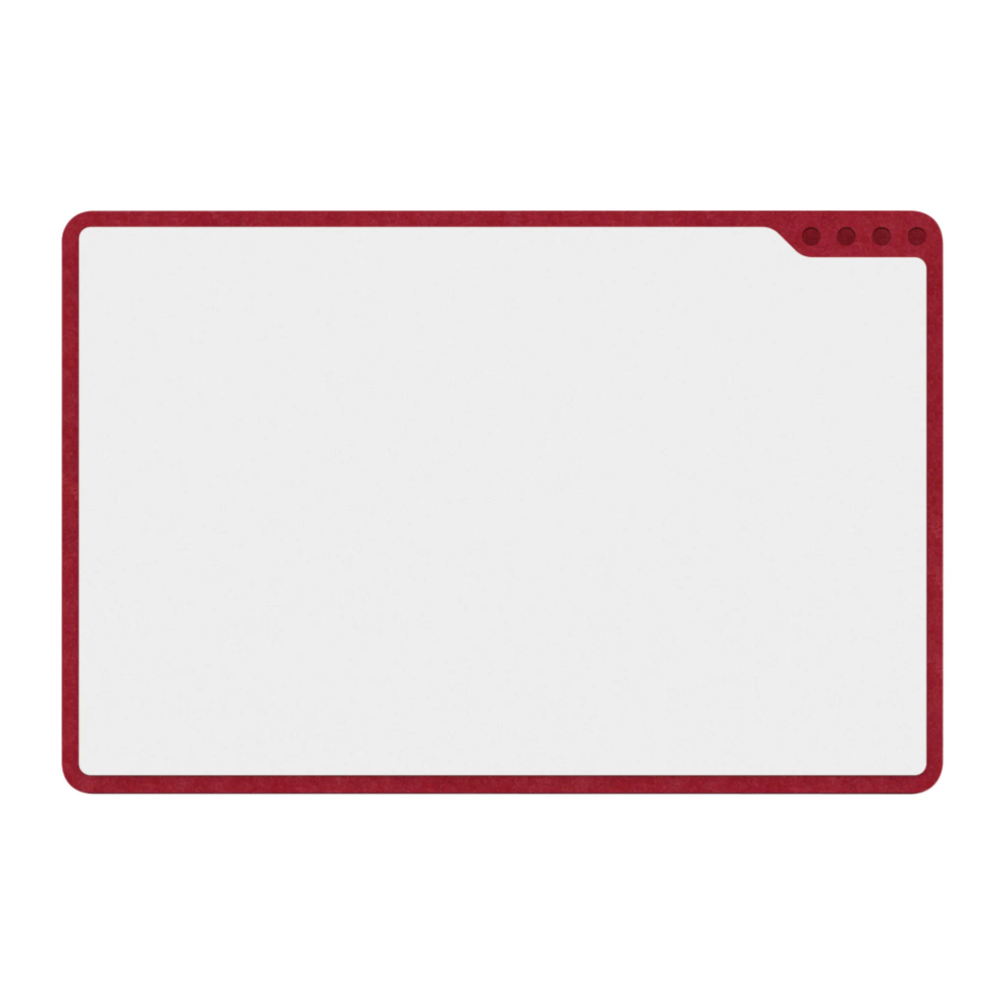 Whiteboard, magnetisch, rahmenrot, Tafel, Trockenlöschen