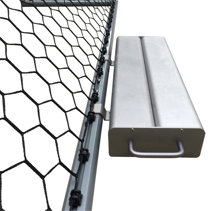 Torwand, Netz, Halterung, Metall, Tragegriff