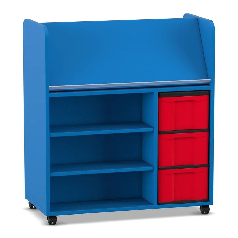 Kinderwerkbank, Werkbank, Schubladen, Rollcontainer, Regal
