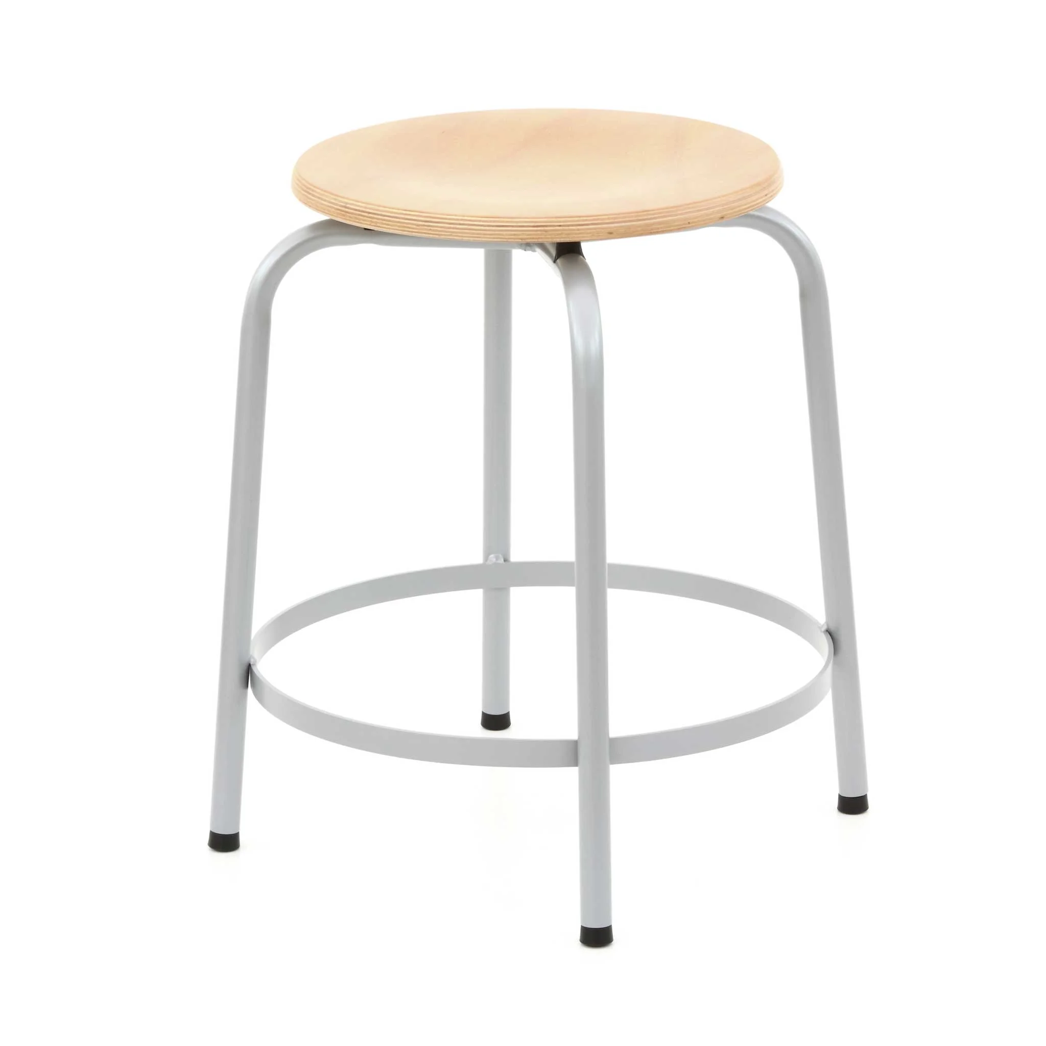 4-Bein-Hocker mit Fußleiste, 51 cm