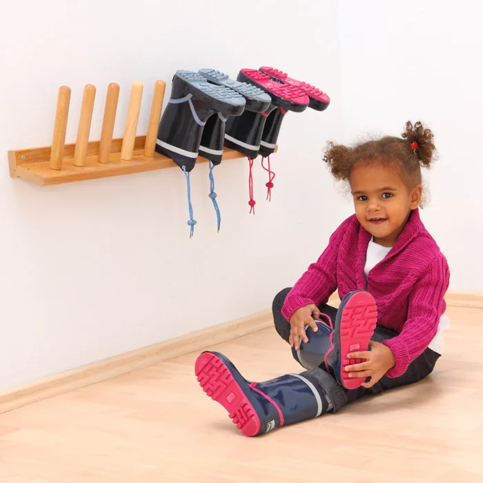 Kinderschuhe, Gummistiefel, Waschbar, Rutschfeste Sohle, Wandaufbewahrung