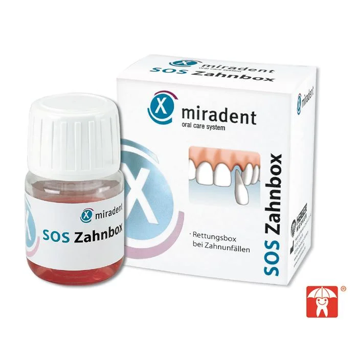 SOS Zahnbox, Zahnbox, Zahnrettung, Mundpflege, Notfallset