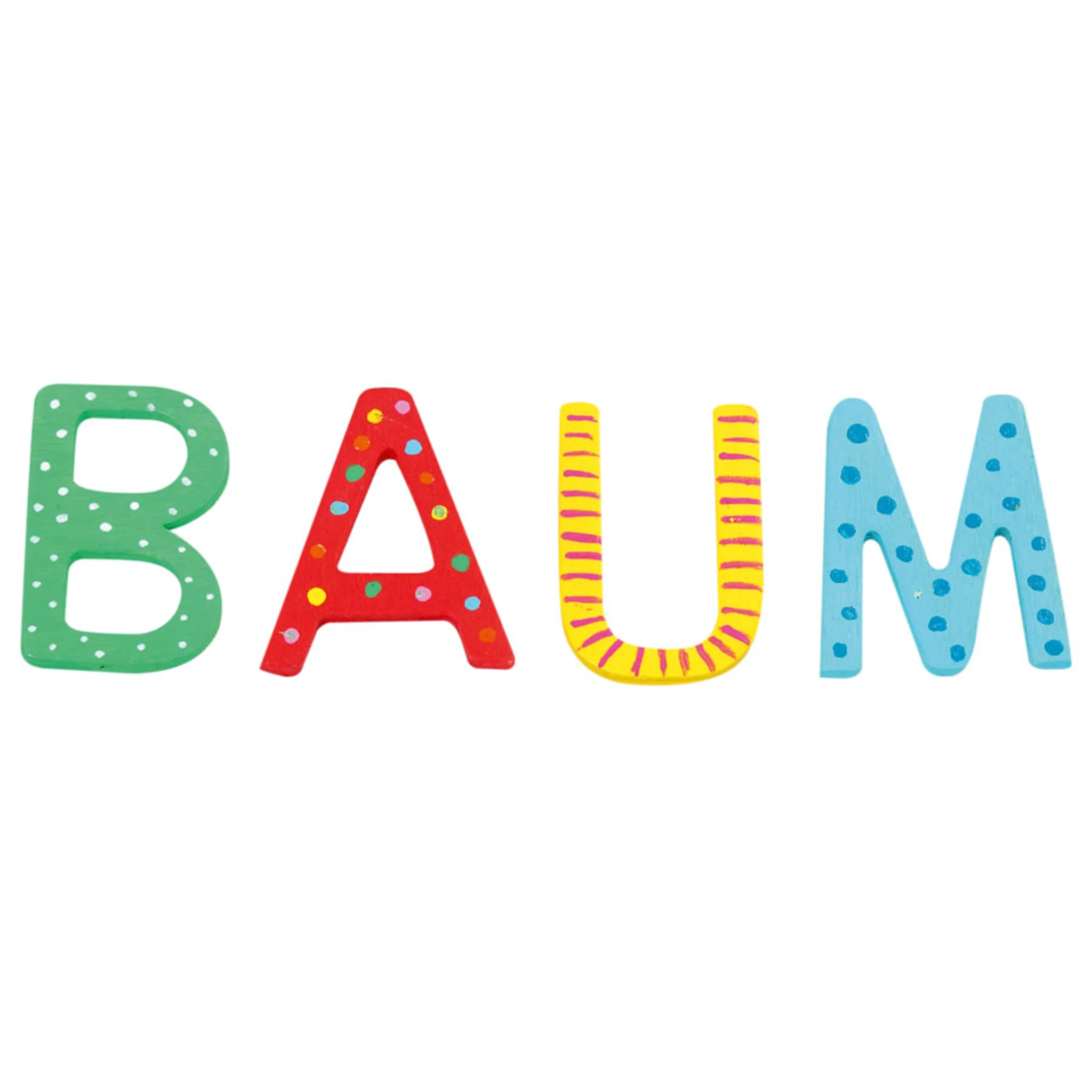balken, holzbuchstaben, bunte buchstaben, deko buchstaben, spielerisch