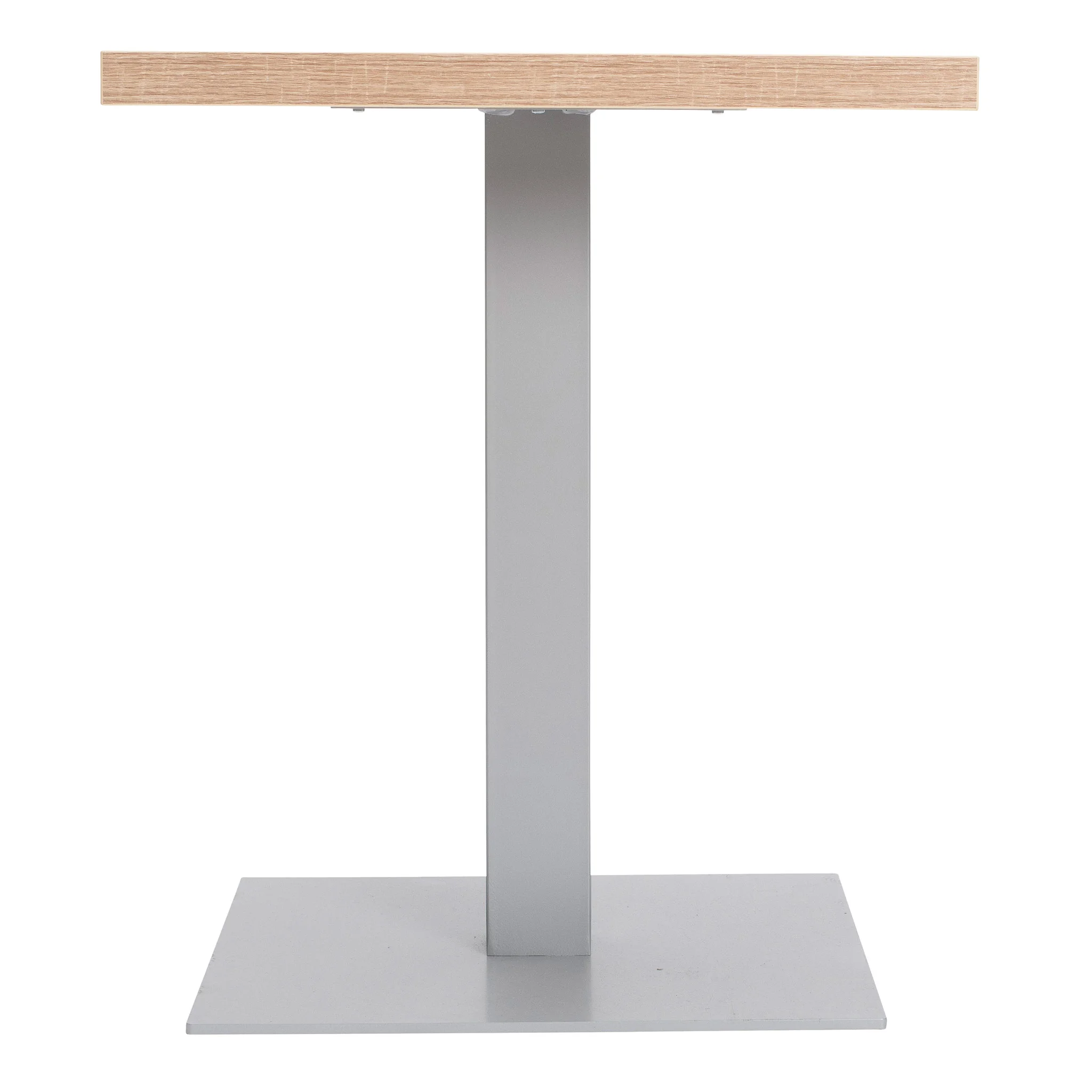 Steh- Tisch, Holzplatte, Metallstativ, Mittelgröße, Küchen- oder Bürottisch