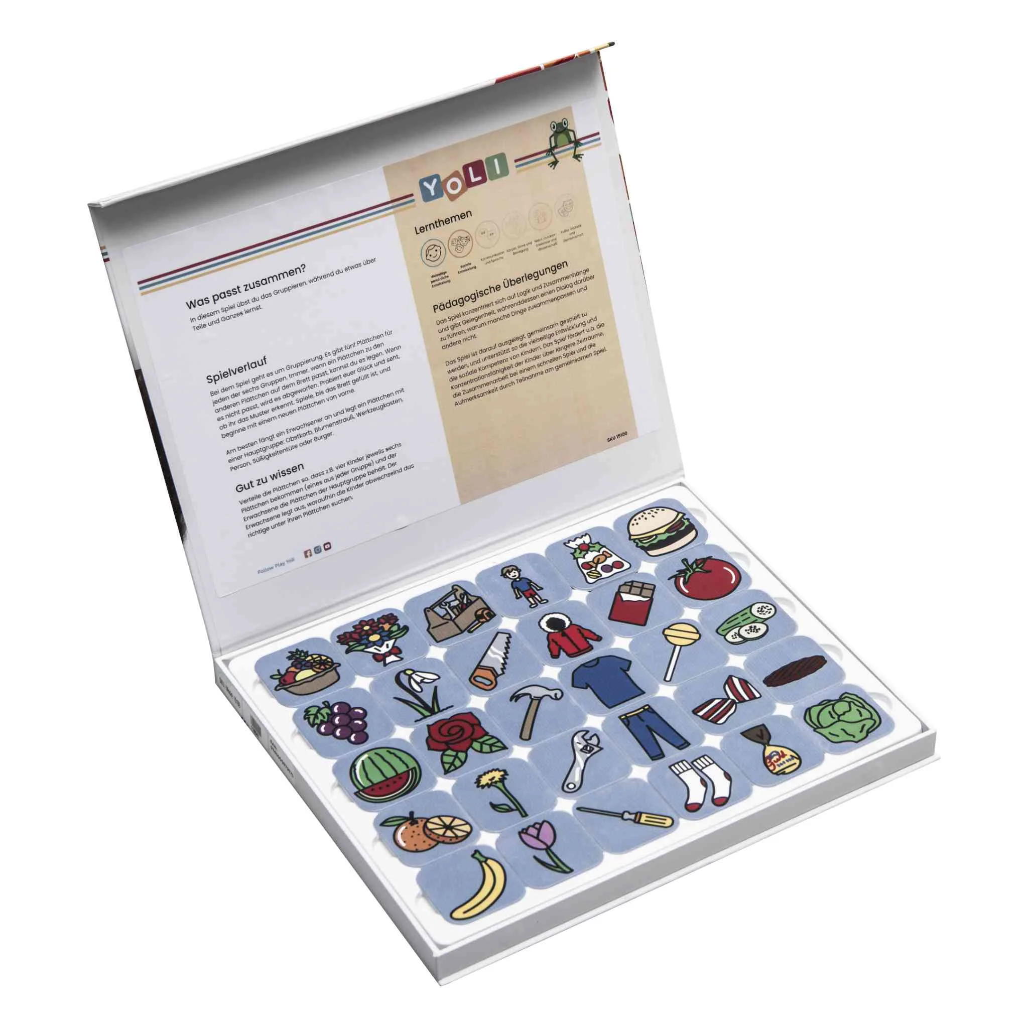 Puzzlespiel, Lernspielzeug, Stickerbogen, Bunte Symbole, Kinderspielzeug