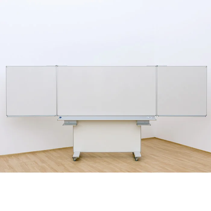 mobiles Whiteboard, Whiteboard, Tripel-Panel, verstellbare Halterung, Büromöbel