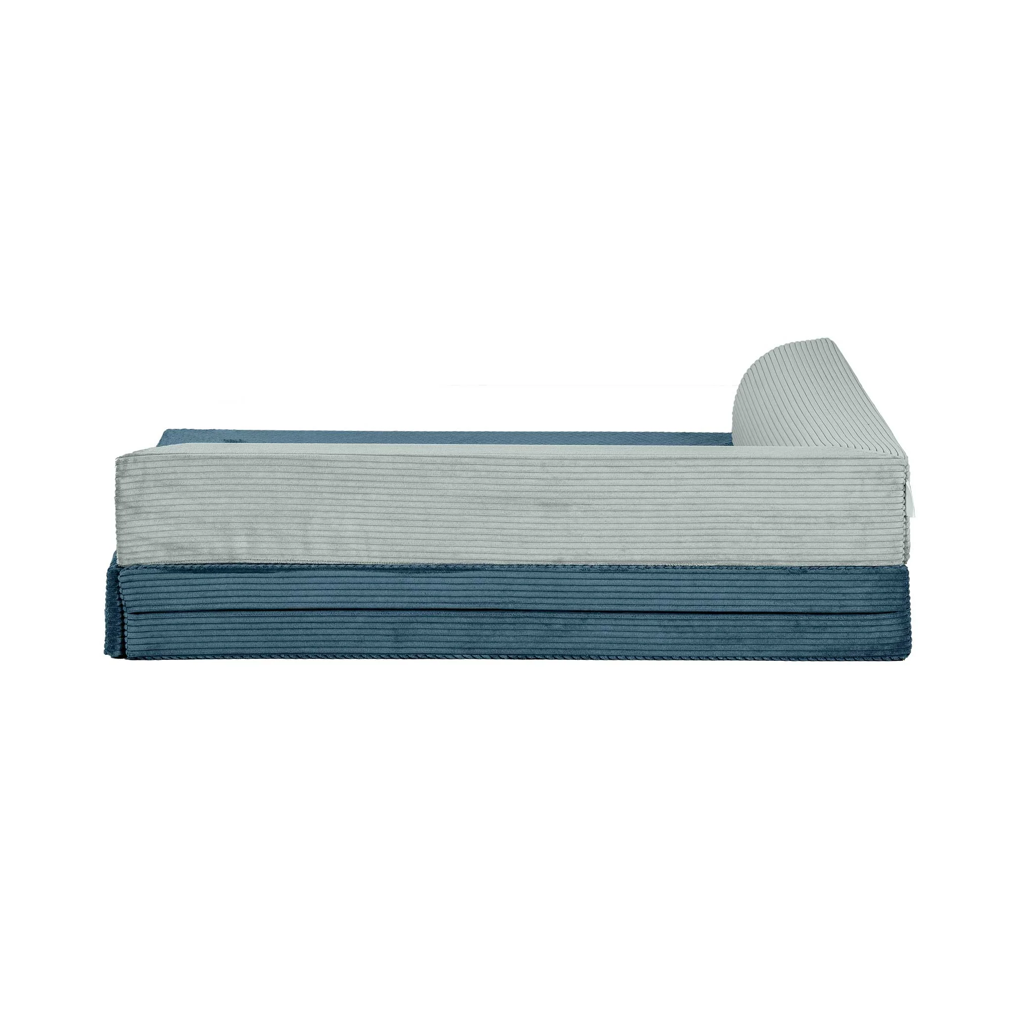 Stift, Notizblock, gefaltet, blau, gestreift