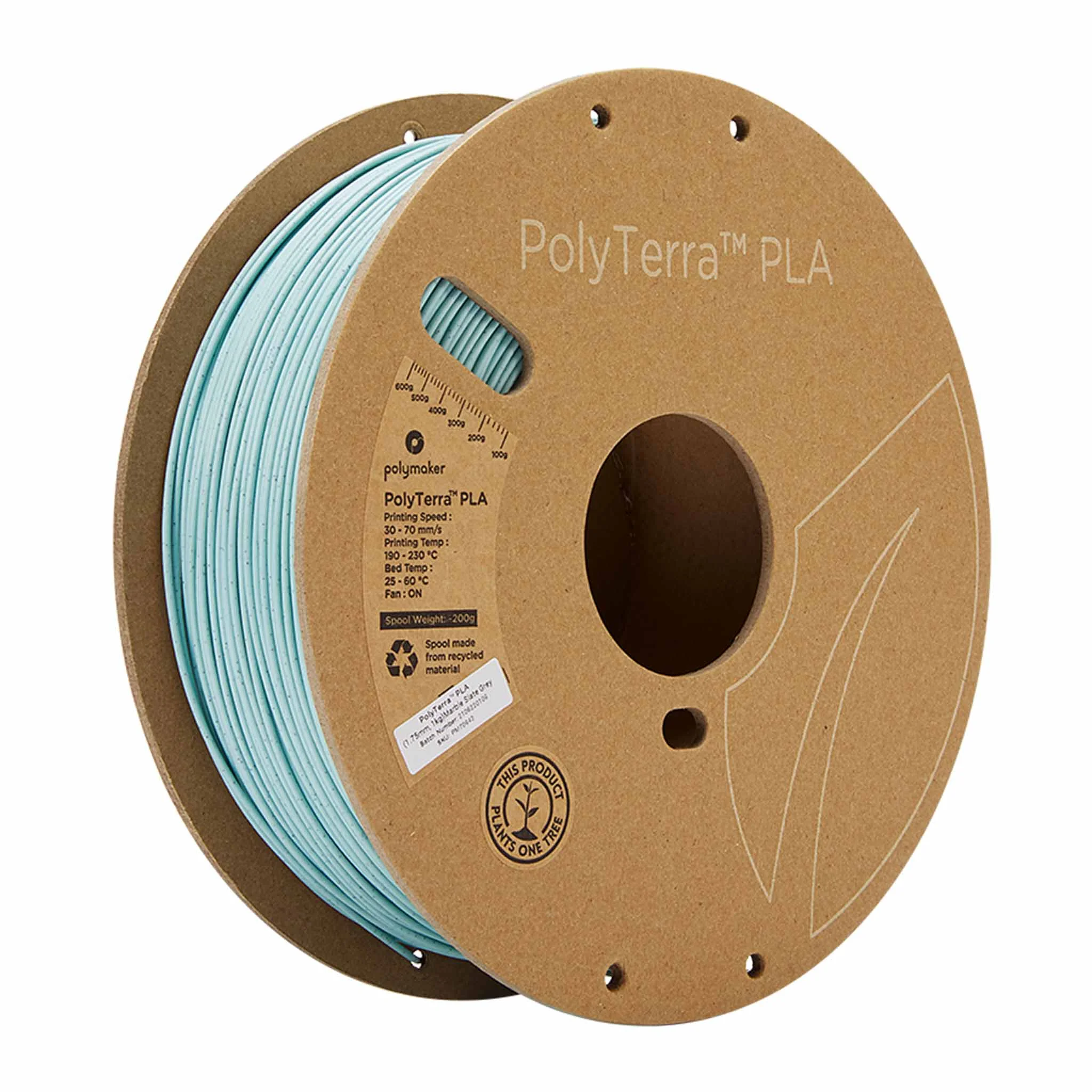 PLA-Filament, 3D-Druck-Filament, Türkis, Spule, Polymer