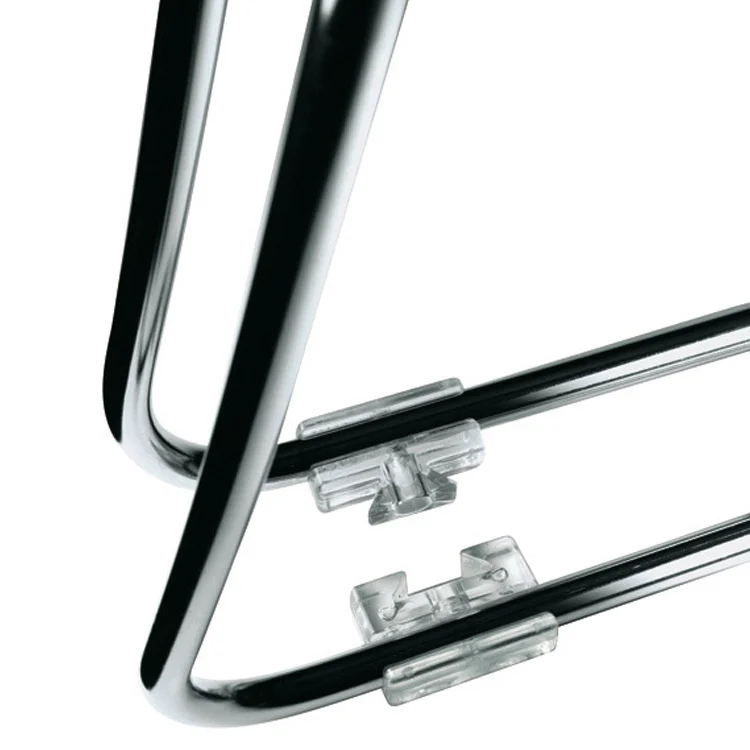 Edelstahl, Glasablage, Kleiderbügel, Halteclip, Glänzend