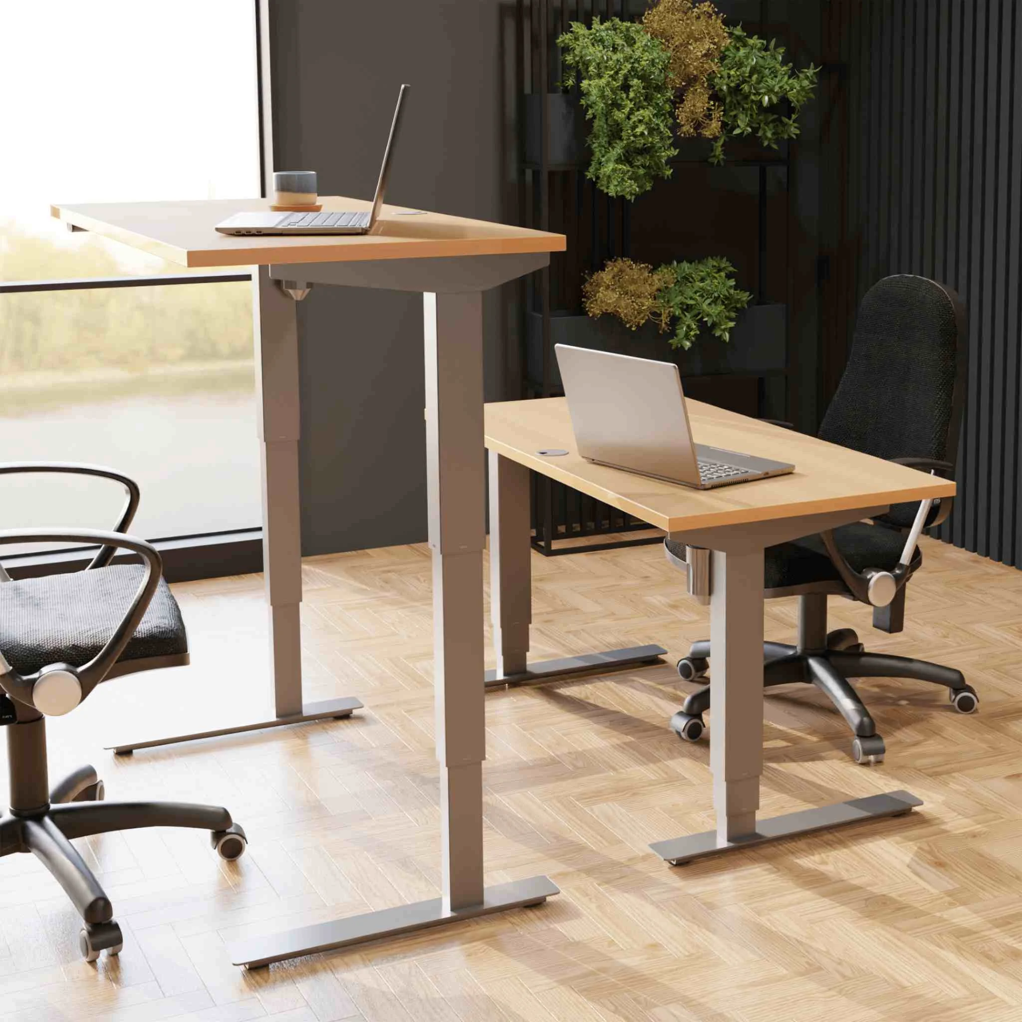 höheverstellbar, stehend-schreibtisch, schreibtischstativ, desk-height, arbeitsplatz-setup