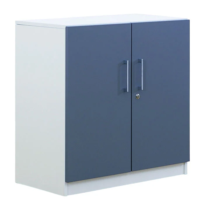 FLEXEO® Office – Drehtüren-Schrank H: 80,1 cm, Buche hell