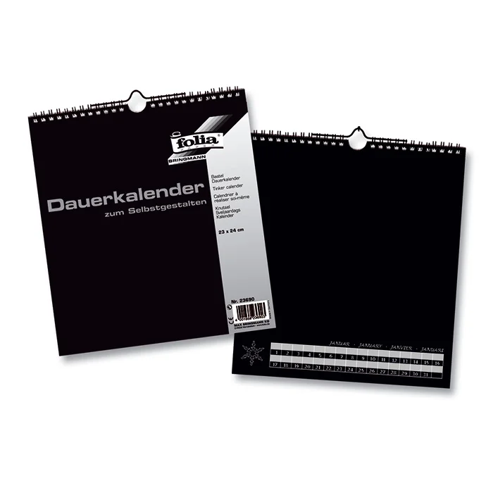 Dauerkalender, Kalender, Selbstgestalten, Monatskalender, Jahreskalender