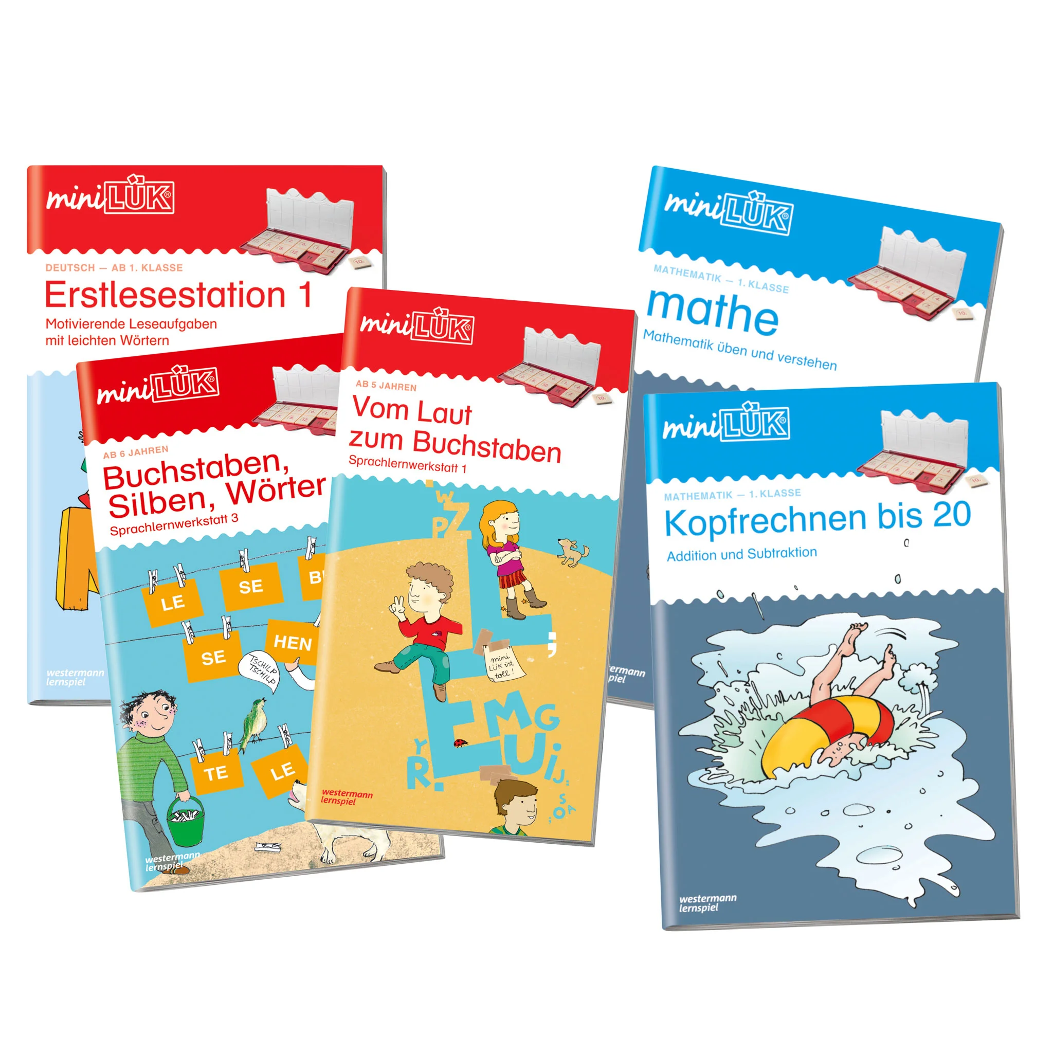 Lernhefte, Mathematik, Deutsch, Kinderbuch, Schulmaterial